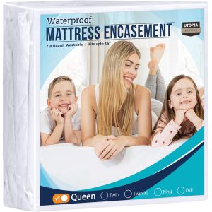 Utopia Bedding Zippered Mattress Encasement Utopia Bedding Zippered Mattress Encasement